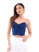 6324 CROP-LACİVERT resmi
